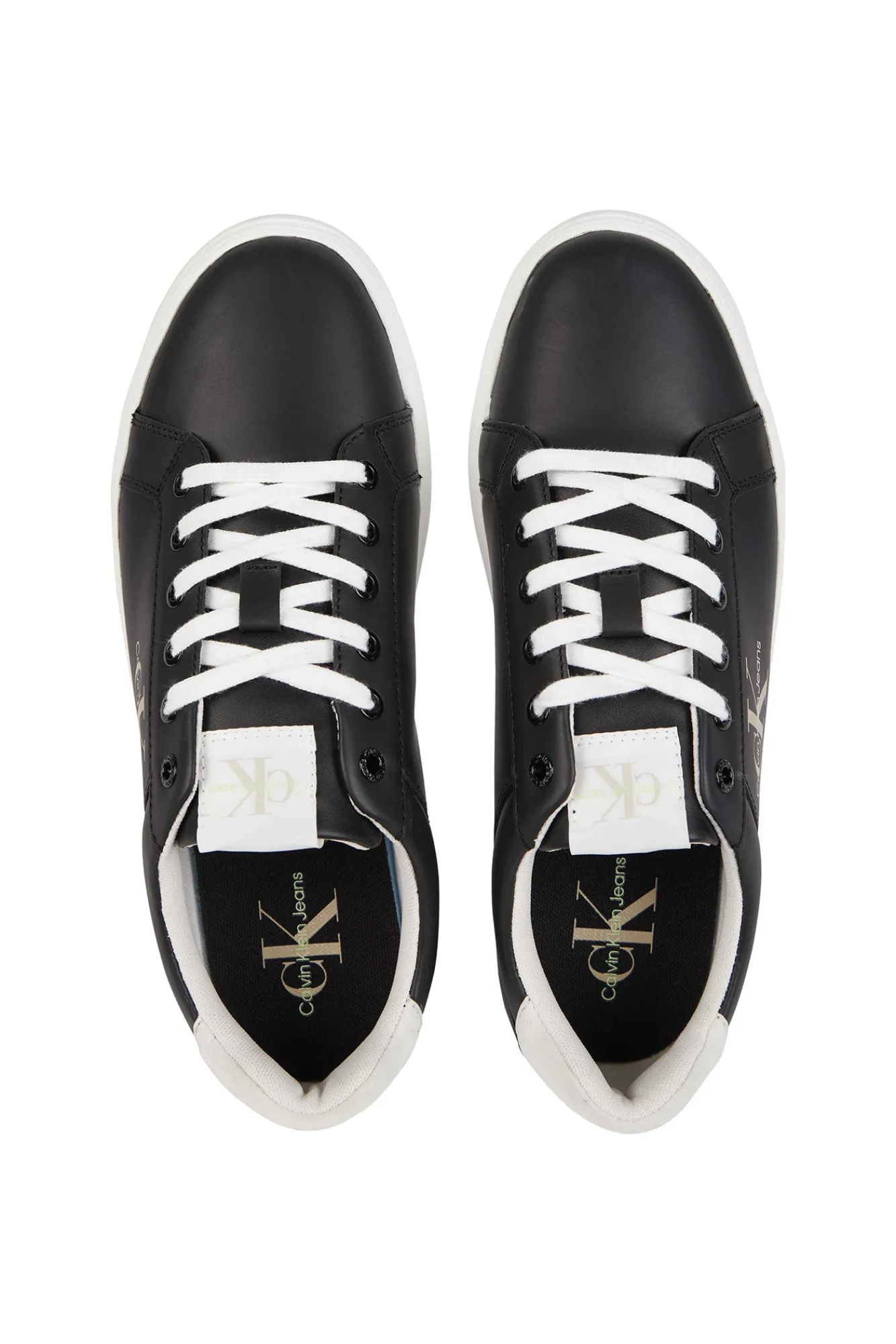 Calvin Klein Zapatilla Cupsole Ck Hombre Color Negro New