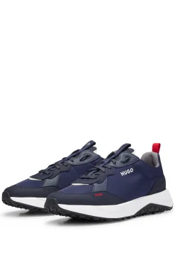 HUGO Zapatilla Azul Oscuro Clearance