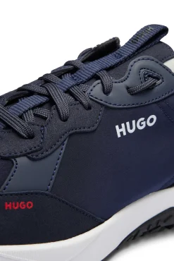 HUGO Zapatilla Azul Oscuro Clearance