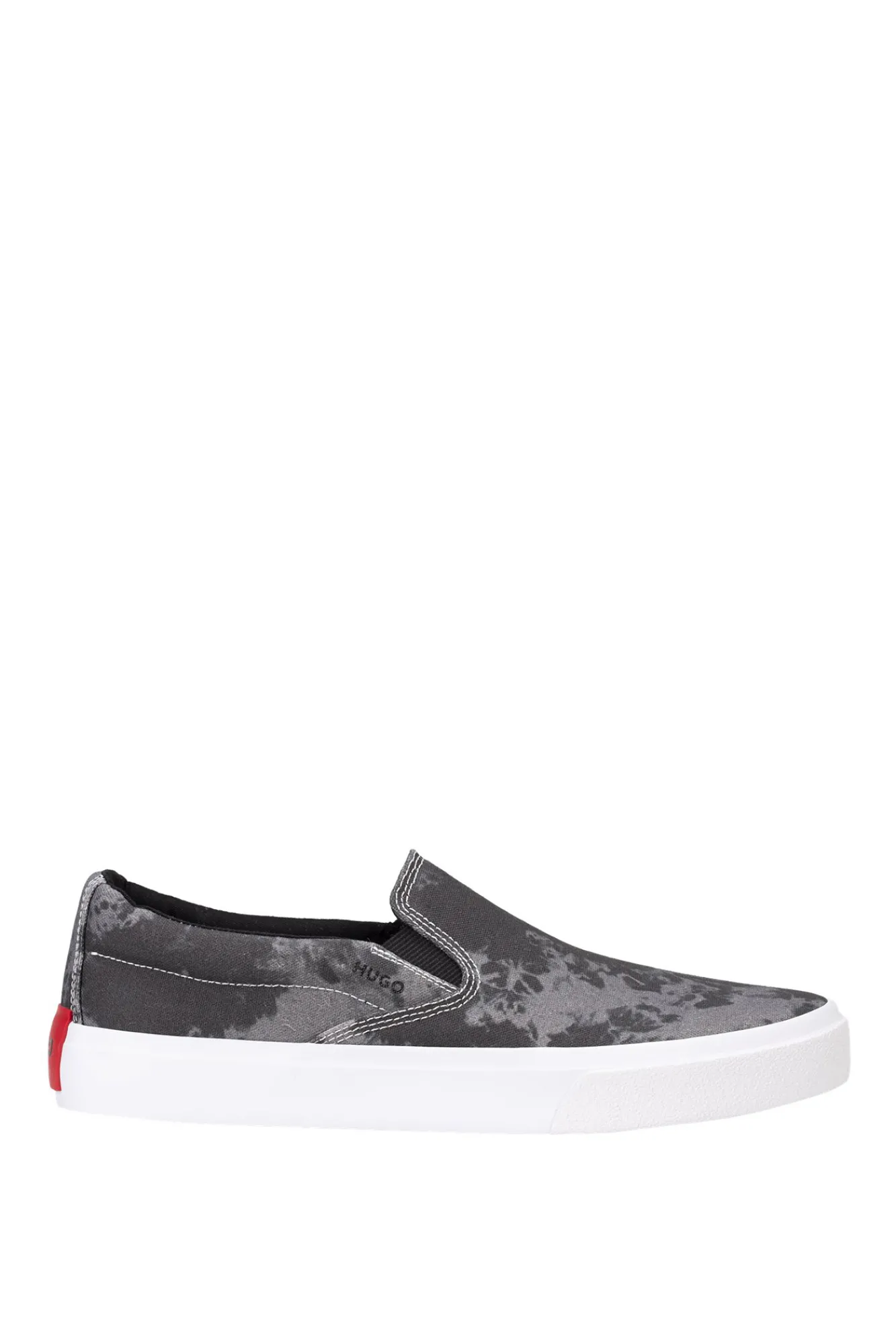 HUGO Zapatilla Lona Gris Oscuro