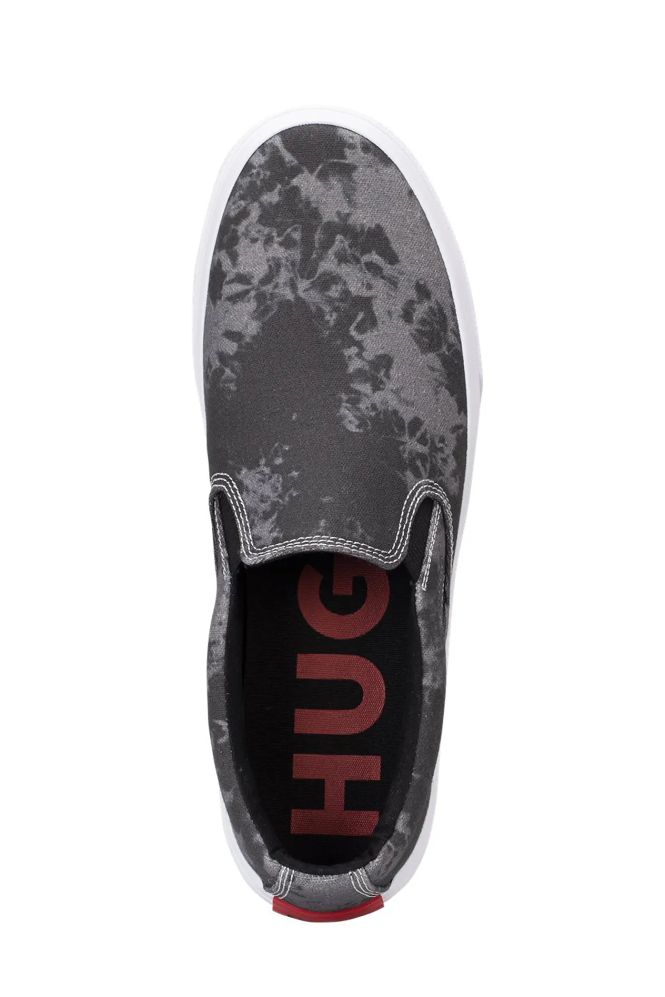 HUGO Zapatilla Lona Gris Oscuro