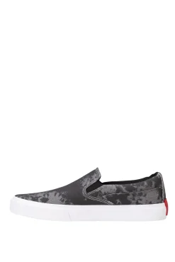 HUGO Zapatilla Lona Gris Oscuro