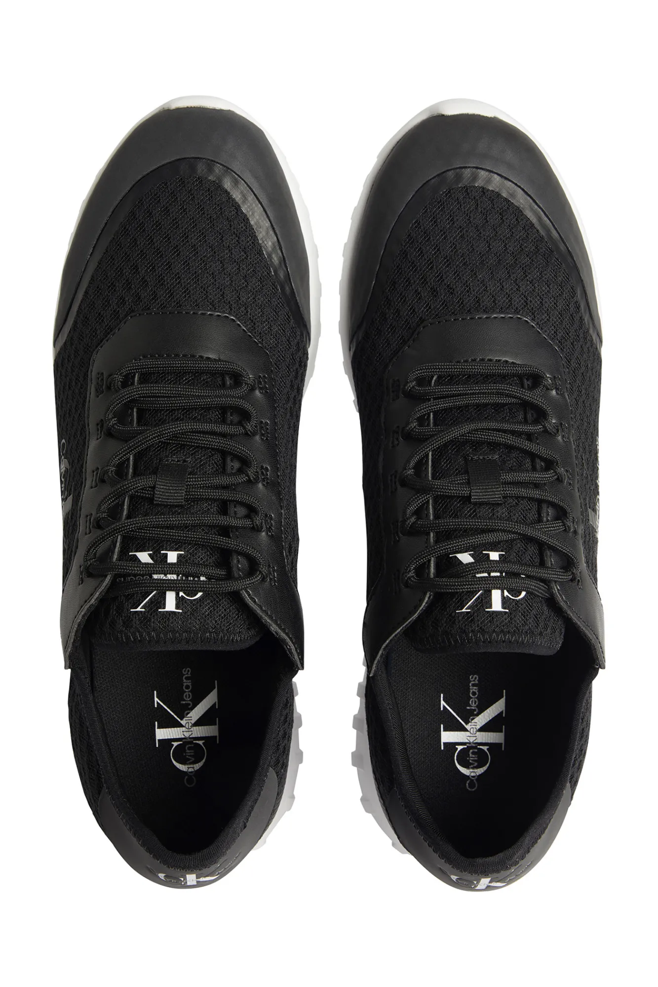 Calvin Klein Zapatilla Runner Ck Hombre Color Negro Hot