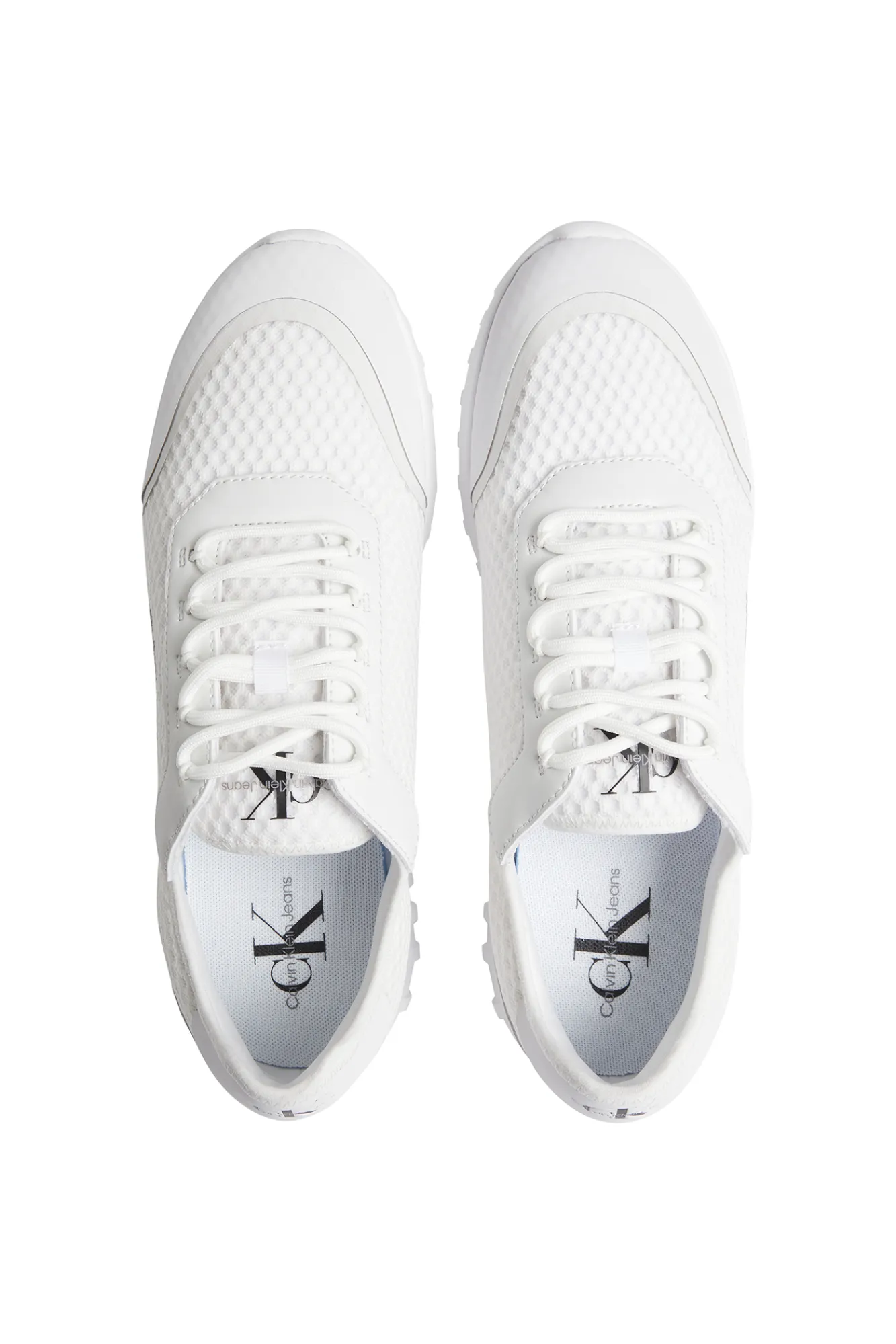 Calvin Klein Zapatilla Runner Ck Hombre Color Blanco