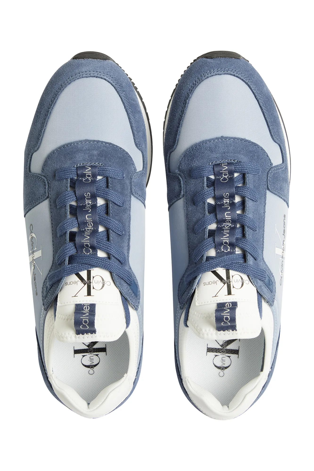Calvin Klein Zapatilla Runner Ck Hombre Color Azul Azul Medio Sale