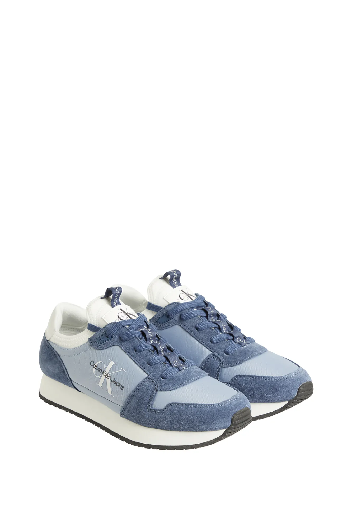 Calvin Klein Zapatilla Runner Ck Hombre Color Azul Azul Medio Sale