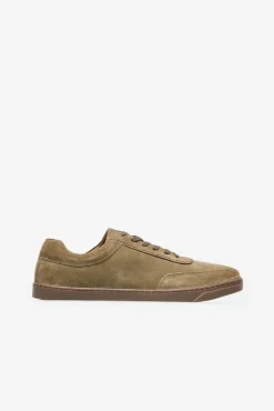 Cortefiel Zapatilla Tipo Basket Piel Kaki Best