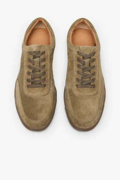Cortefiel Zapatilla Tipo Basket Piel Kaki Best