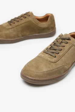 Cortefiel Zapatilla Tipo Basket Piel Kaki Best