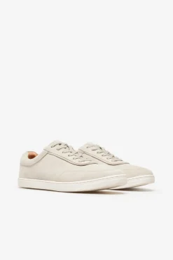 Cortefiel Zapatilla Tipo Basket Piel Beige Hot