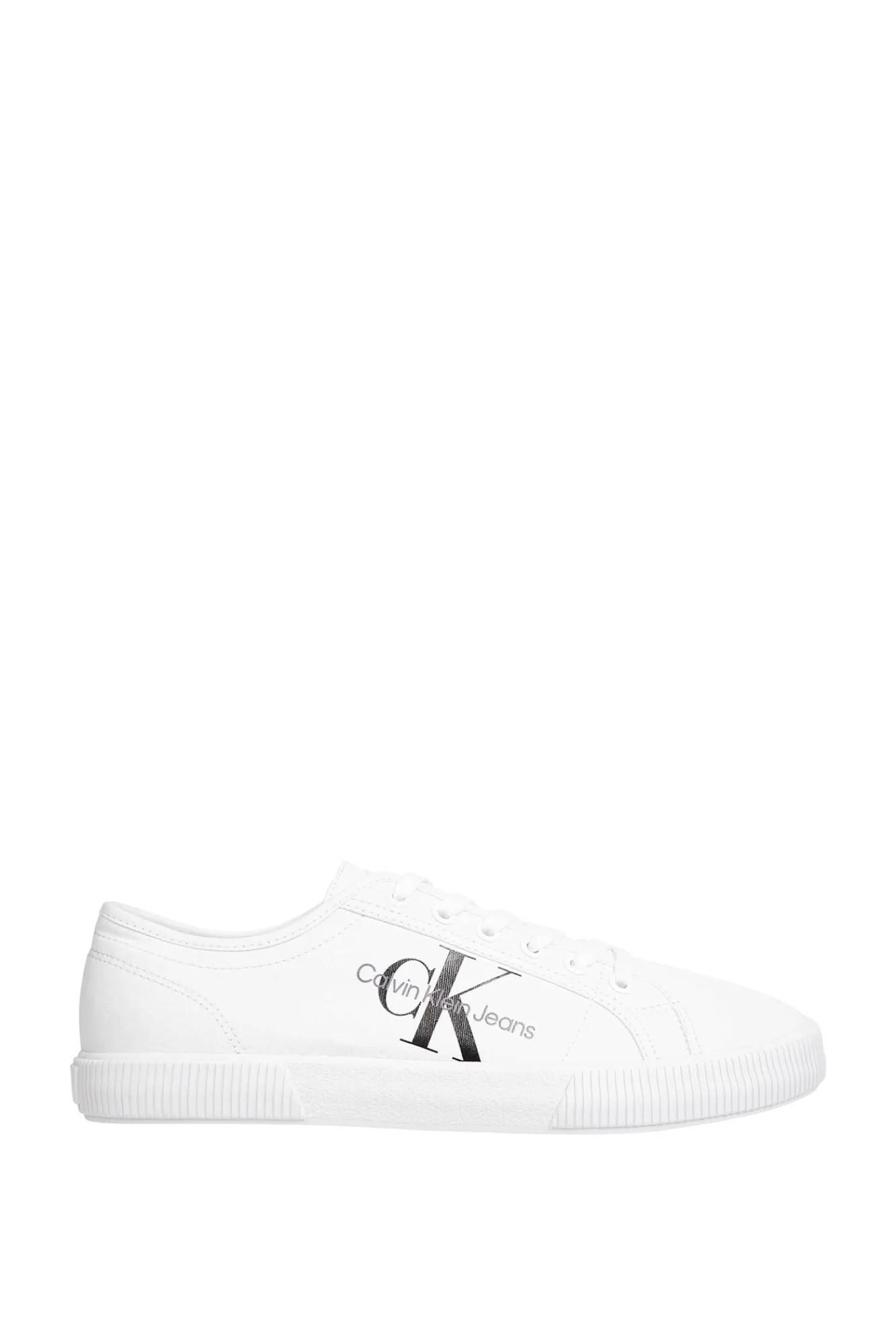 Calvin Klein Zapatilla Vulcano Ck Hombre Color Blanco New