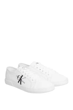 Calvin Klein Zapatilla Vulcano Ck Hombre Color Blanco New