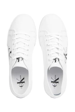 Calvin Klein Zapatilla Vulcano Ck Hombre Color Blanco New