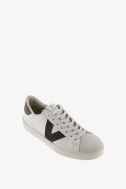 Victoria Zapatillas Berlin & Serraje Azul Medio Clearance