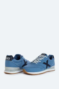 Munich Zapatillas Dash Canvas Azul Medio Outlet