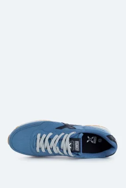 Munich Zapatillas Dash Canvas Azul Medio Outlet