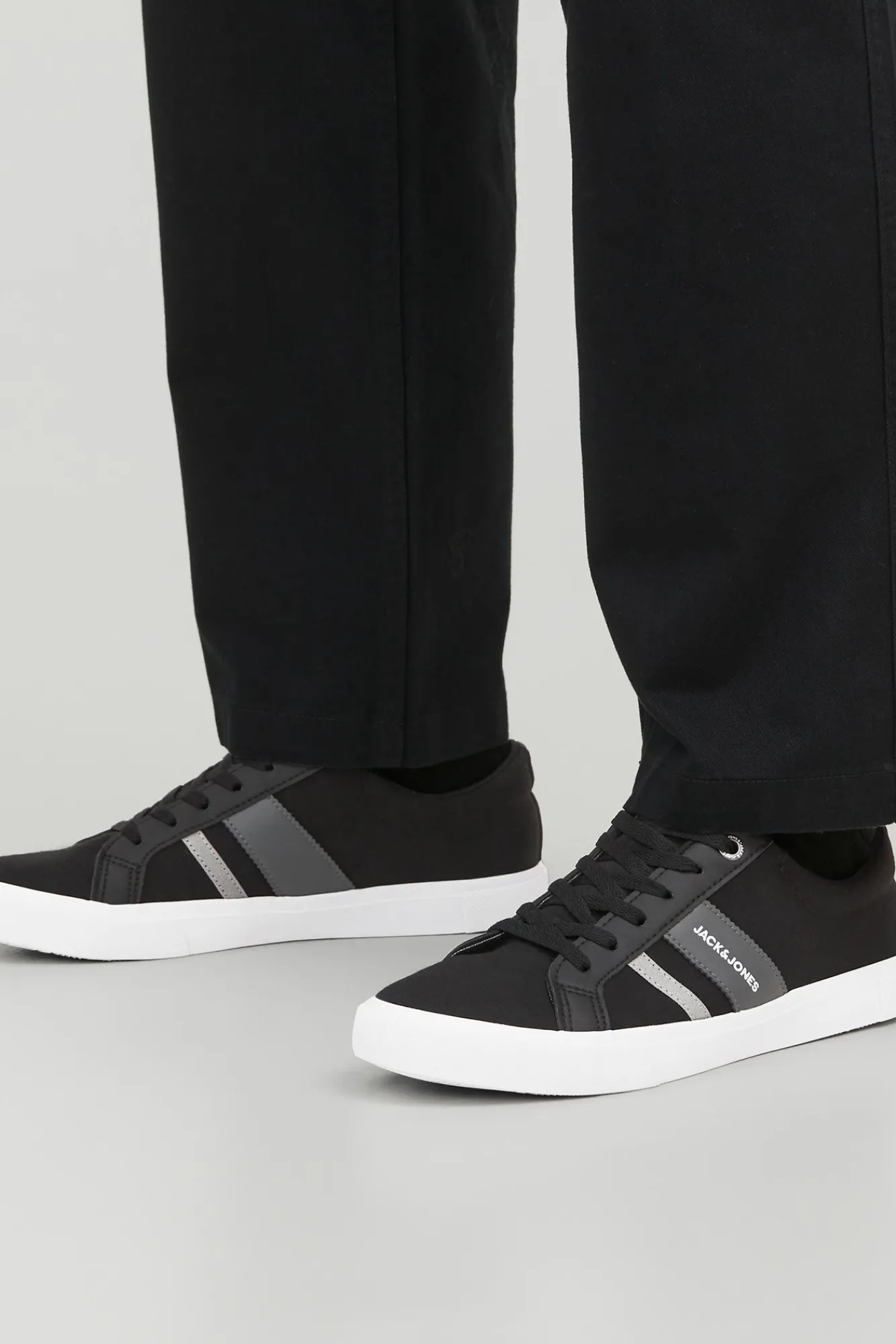 Jack & Jones Zapatillas Franjas Negro Hot