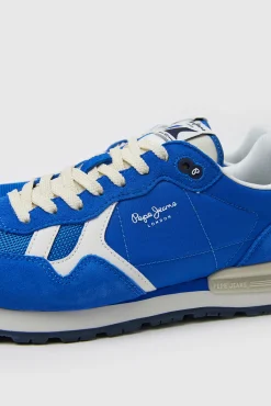 Pepe Jeans Zapatillas Retro. Azul Oscuro Discount