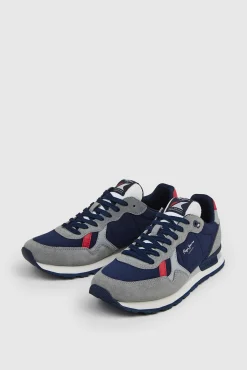 Pepe Jeans Zapatillas Retro Bitt Gris Medio Hot