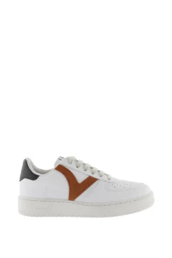 Victoria Zapatillas Retro Polipiel Contraste Naranja Discount