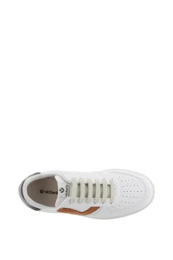 Victoria Zapatillas Retro Polipiel Contraste Naranja Discount