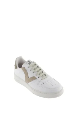 Victoria Zapatillas Retro Polipiel Contraste Tostado Clearance