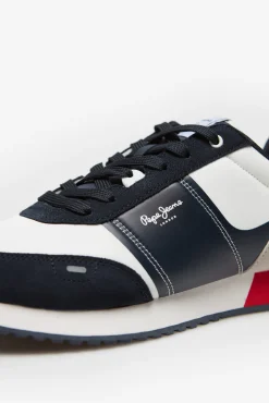Pepe Jeans Zapatillas Running Retro. Blanco Outlet