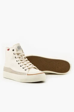 * Zapatillas Square High Marfil Hot