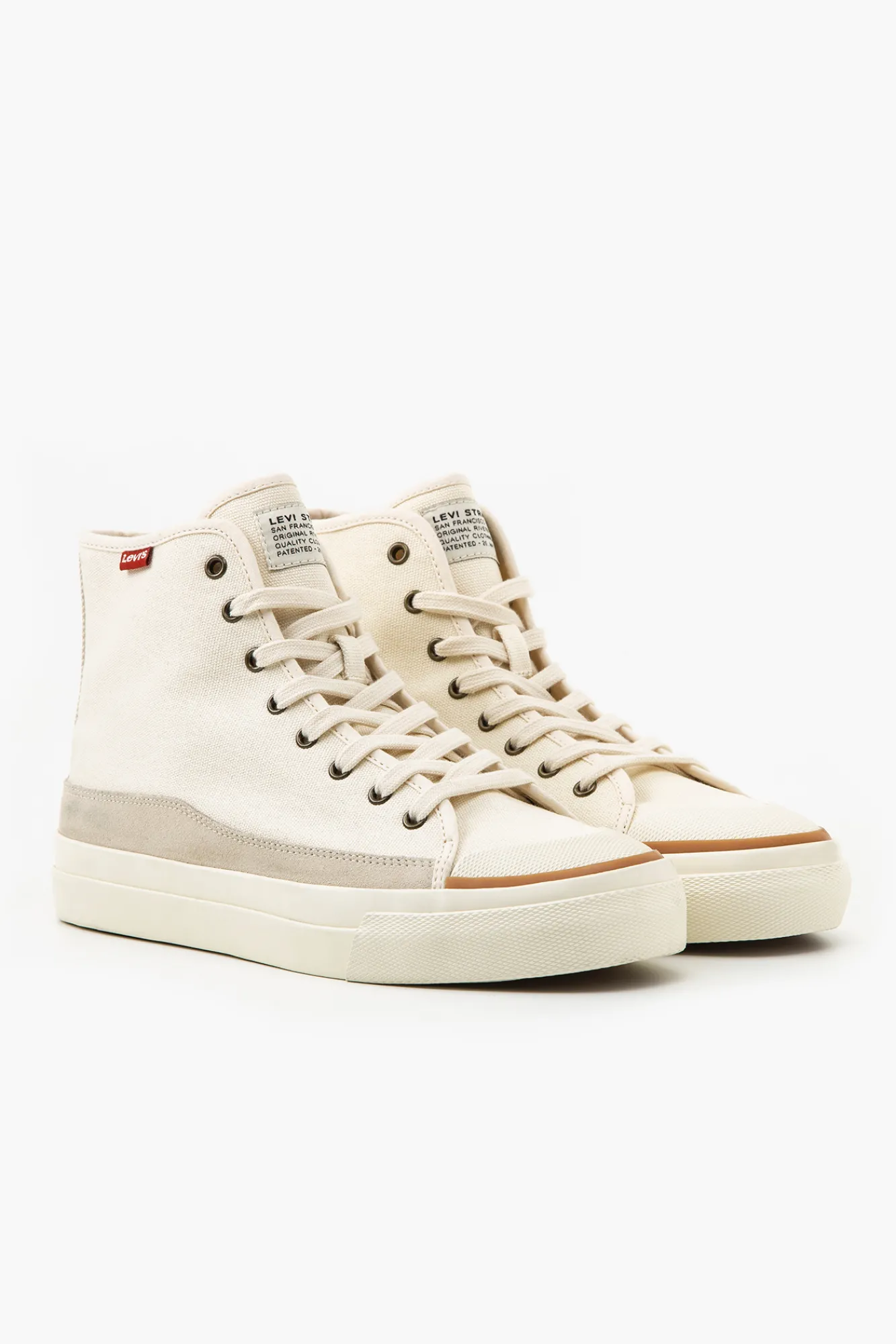 * Zapatillas Square High Marfil Hot