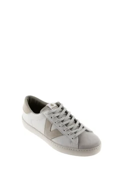 Victoria Zapatillas Piel Y Serraje Marfil Clearance