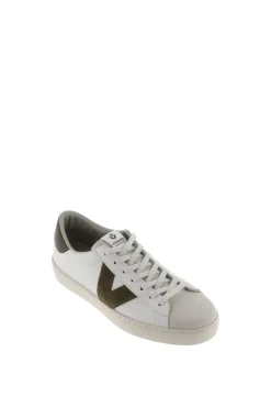 Victoria Zapatillas Piel Y Serraje Kaki Oscuro New
