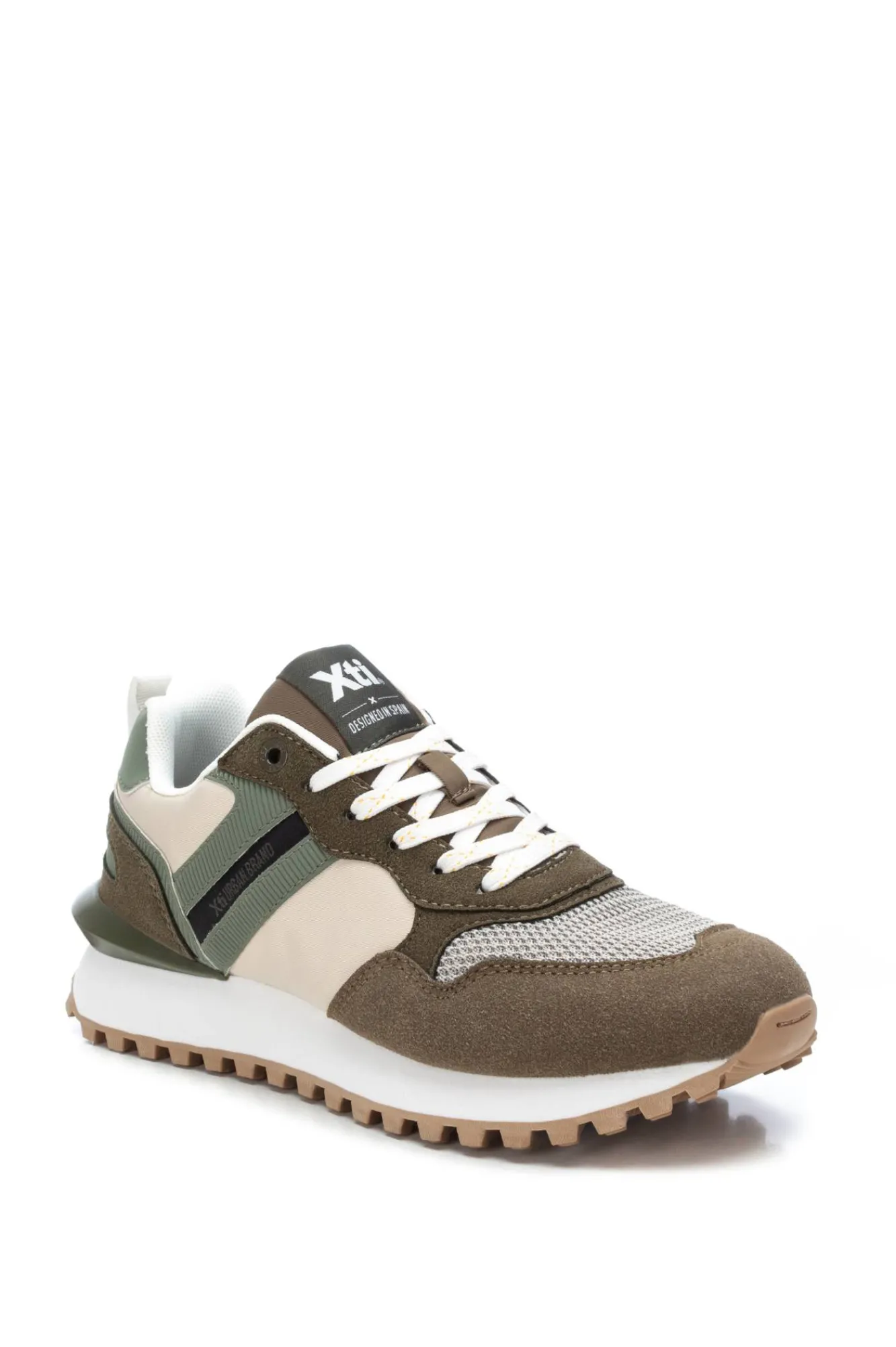 Xti Zapatillas Urban Brand Kaki Oscuro Hot