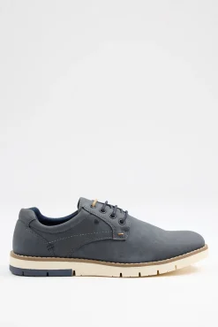 Inside Zapato Clasico Blucher Combina Azul Oscuro