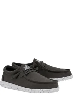 Dude Shoes Zapato Mocasin Wally Slub Gris Oscuro Online