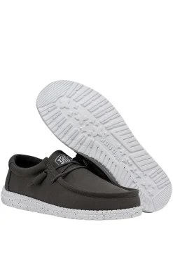 Dude Shoes Zapato Mocasin Wally Slub Gris Oscuro Online