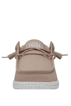 Dude Shoes Zapato Mocasin Wally Slub Beige Medio Online