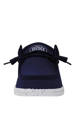 Dude Shoes Zapato Mocasin Wally Slub Navy Sale