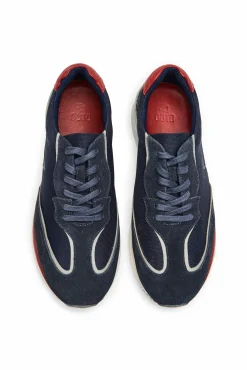 Ooto Zapato Sneaker Ligero Combinado Azul Best