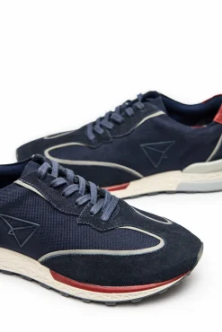 Ooto Zapato Sneaker Ligero Combinado Azul Best