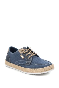 Xti Zapatos Cordones Suela Yute Azul Medio New