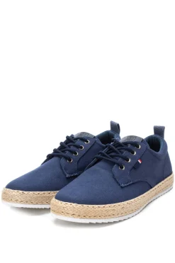 Xti Zapatos Cordones Suela Yute Navy